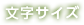 文字サイズ